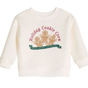 Jumping Beans Holiday Cookie Crew Sweatshirt 9 Months